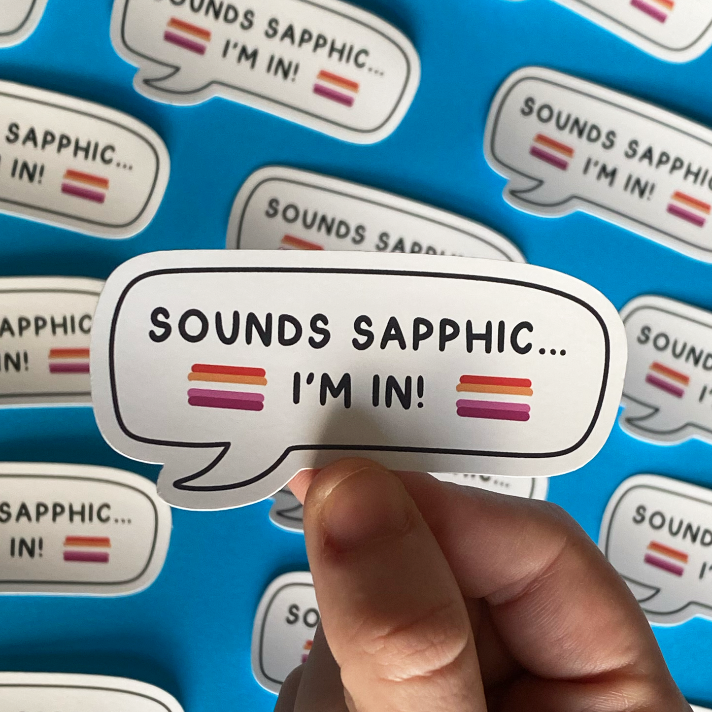 Sounds Sapphic I'm In Sticker