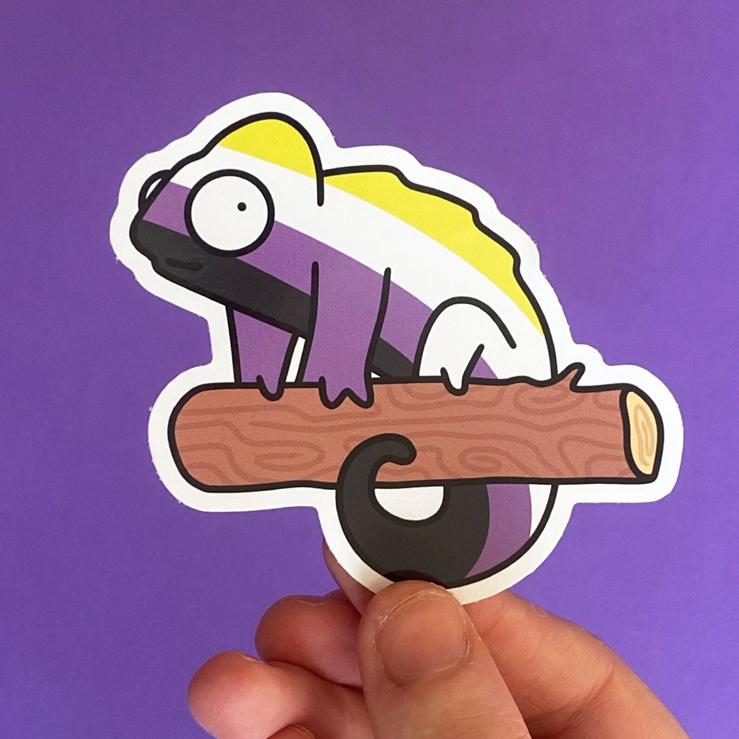 Queer Chameleon Sticker