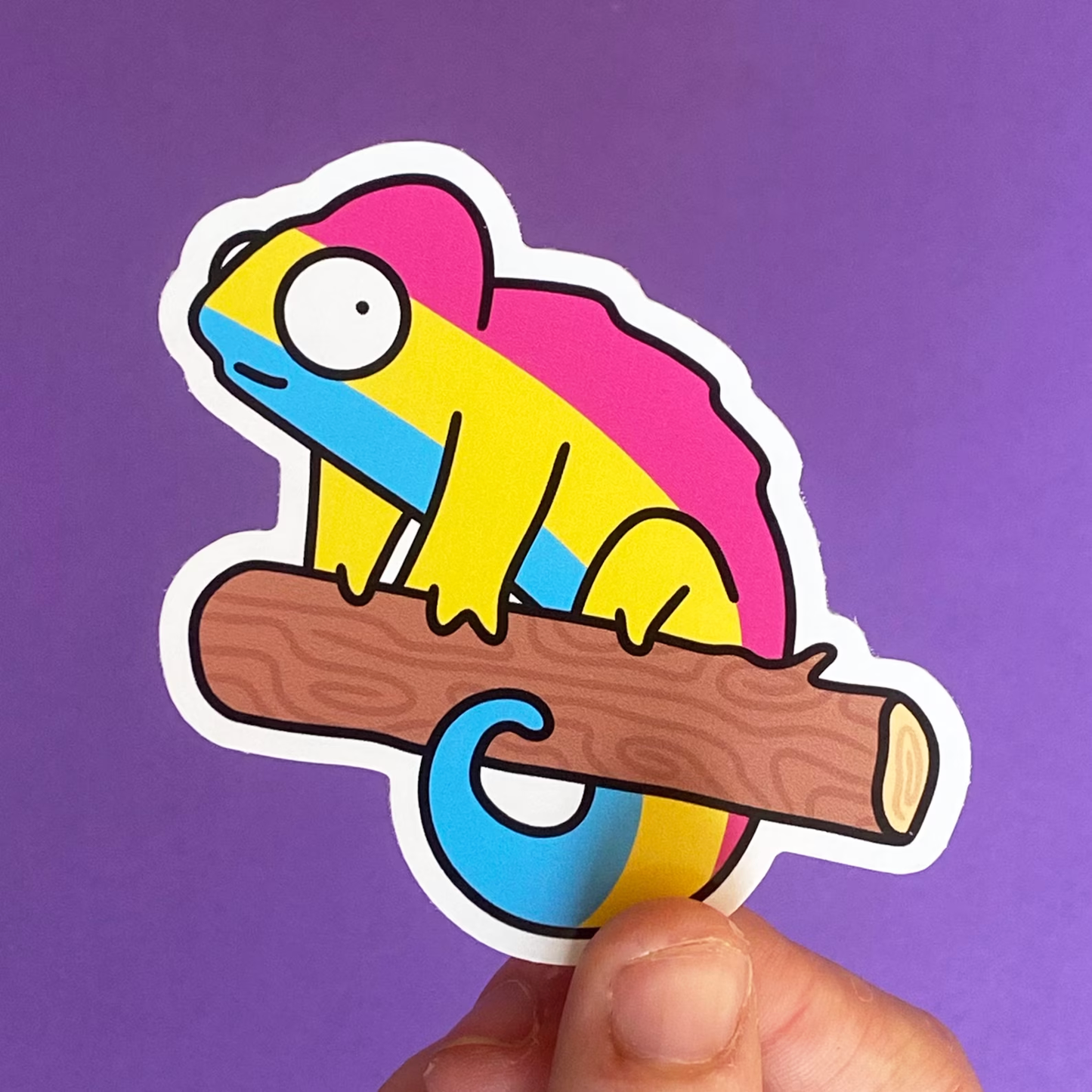 Queer Chameleon Sticker