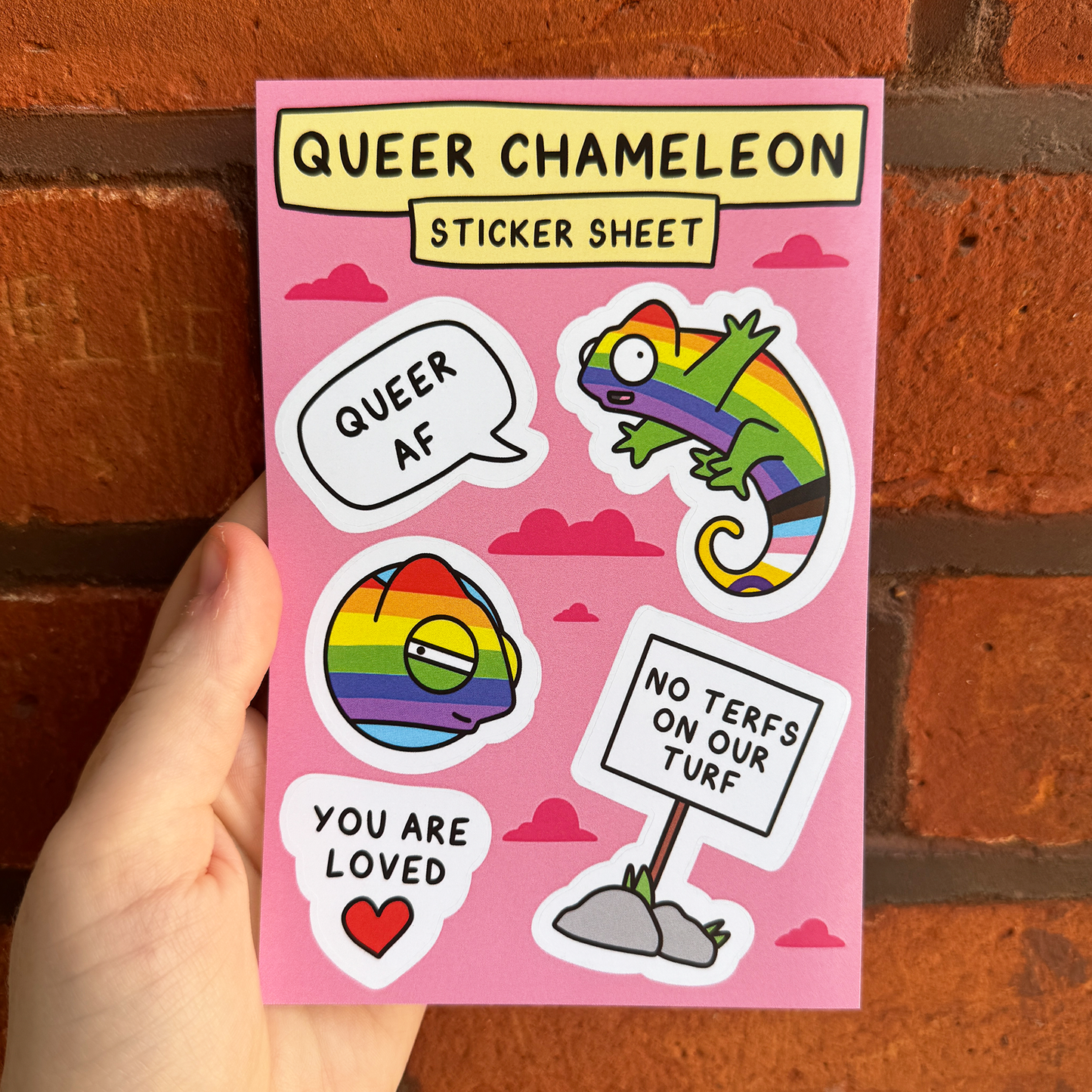 Queer AF Sticker Sheet